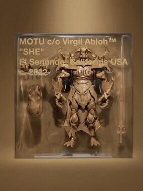 Masters of the Universe c/o @VirgilAbloh™ figures.  Boxed collectors edition